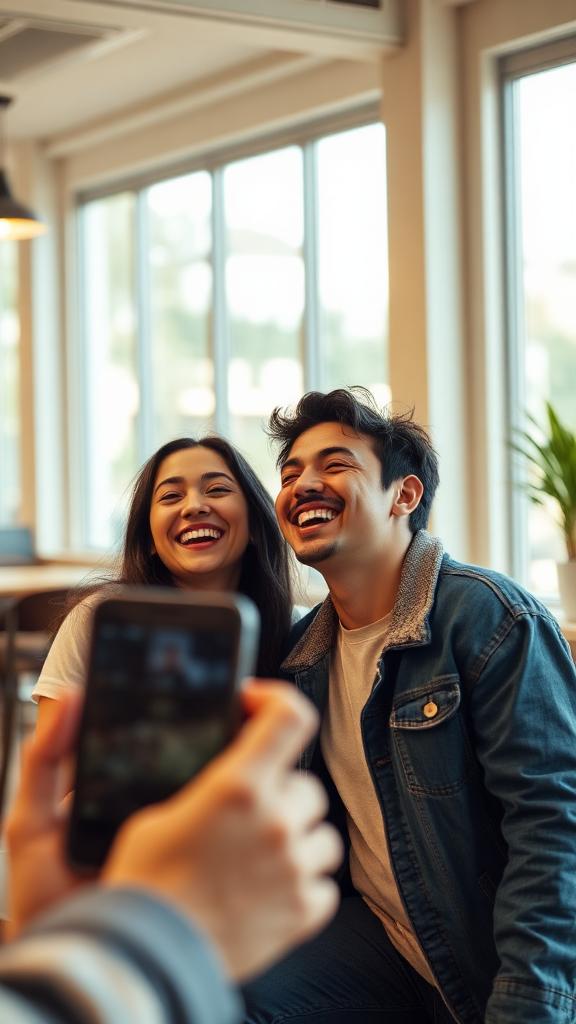 Vertikales Social-Media-Video für Private Kurzvideos